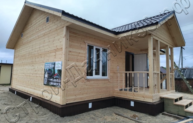 1 Каркасный дом Д-3, 9х8,5 м, 67,5 М²,  Мурманская область, село Ловозеро (2)